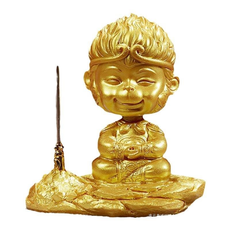 2024新款齐天大圣车上中控台车载摇头公仔孙悟空车内饰品摆件男士 - 图3