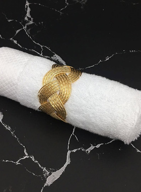 新品样板房卫生间毛巾扣环u装饰品小摆件洗手间洗漱台道具软装摆