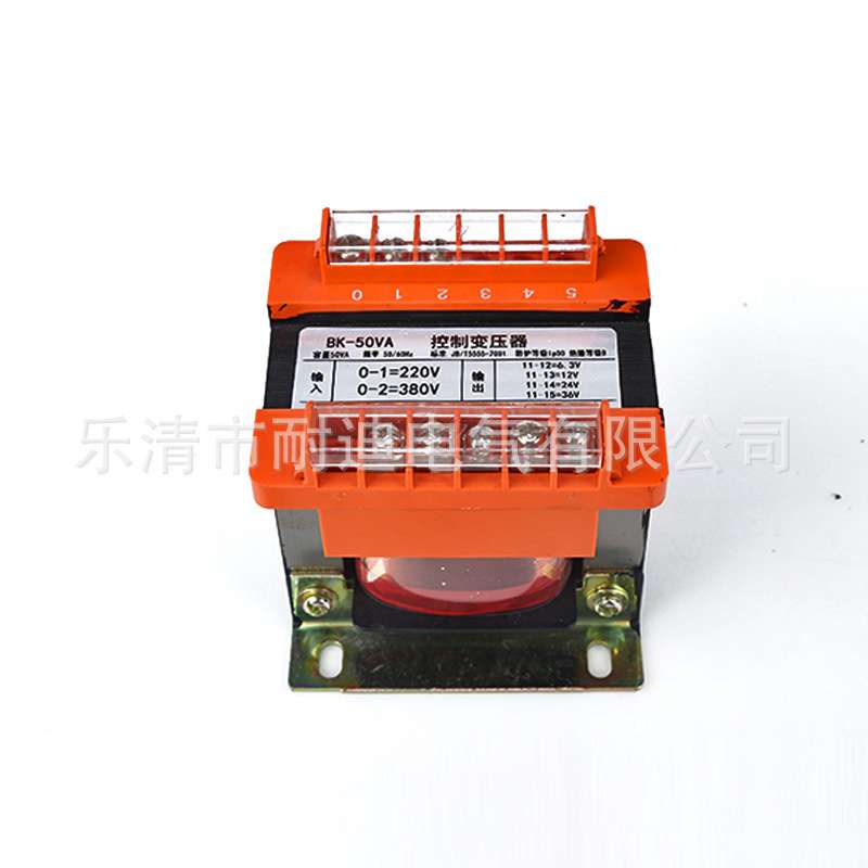 BK-50VA 0-220V-380V/0-6.3V-12V-24V-36V 低频控制变压器 - 图1