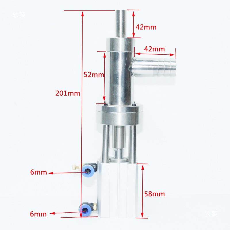 灌装总成 气动灌装机灌装头 不锈钢灌装机气缸 液体膏体灌装机304,淘宝优惠券,粉丝福利购,淘宝优惠卷