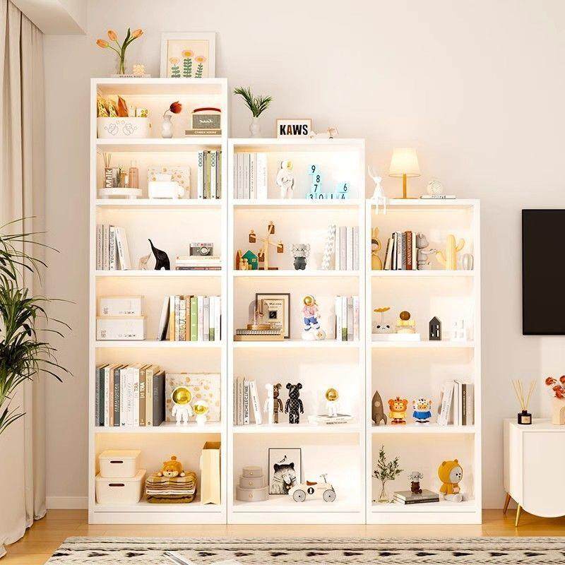 家用钢制书架落地多层夹缝转角书柜儿童卧室客厅书房置物架子跨境,淘宝优惠券,粉丝福利购,淘宝优惠卷