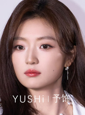 流苏链式耳钉~质感珍珠耳饰