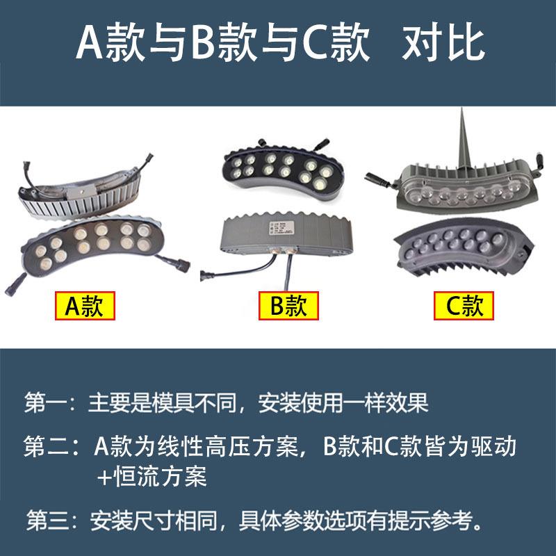 led60W防水环形抱树灯照树灯插地射树灯户外箍树灯柱灯太阳能七彩 - 图1