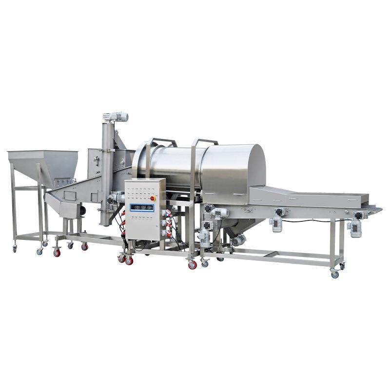 全自动滚筒裹粉机鸡米花盐酥鸡小酥肉上粉机翰科上粉机低耗高效,淘宝优惠券,粉丝福利购,淘宝优惠卷