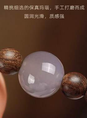 金丝檀串珠手链多圈细小女款学生佛珠天然沉水级檀香木质佛珠手串