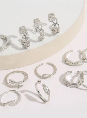 脚趾戒指脚指环脚趾戒指女脚w趾戒关节戒指脚趾套戒足指环足脚戒