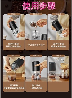 迷你电动磨药器粉碎磨粉搅碎细腻打粉机神研磨搅Y磨器神器家用