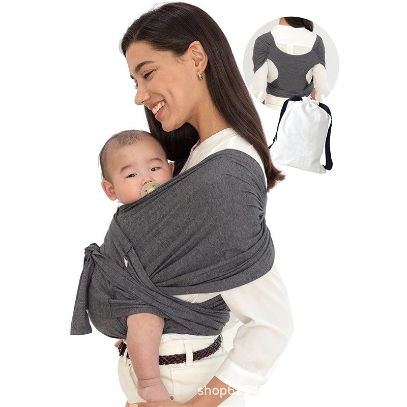 婴儿背带无忧吸湿排汗透气婴儿吊带X型前抱式育儿小背巾加收纳袋,淘宝优惠券,粉丝福利购,淘宝优惠卷