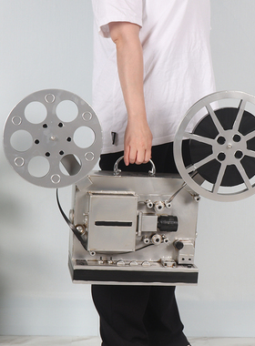 极速复古老式大号放映机模u型摆件投影机拍照摄影道具店铺怀旧装