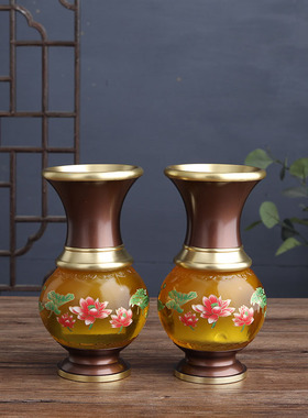 新品琉璃香炉家用室内供奉u仙家莲花供水杯供佛杯供杯花瓶佛具用