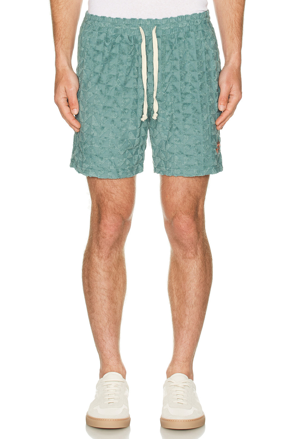 Marine Layer TOWEL TERRY 短裤 休闲时尚潮流男REVOLVE 蓝色 - 图3