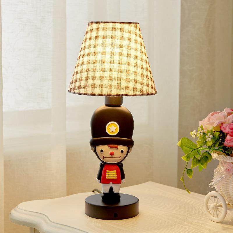 儿童房台灯卧室床头装饰灯具卡通创意士兵英伦美式男孩女孩小夜灯,淘宝优惠券,粉丝福利购,淘宝优惠卷