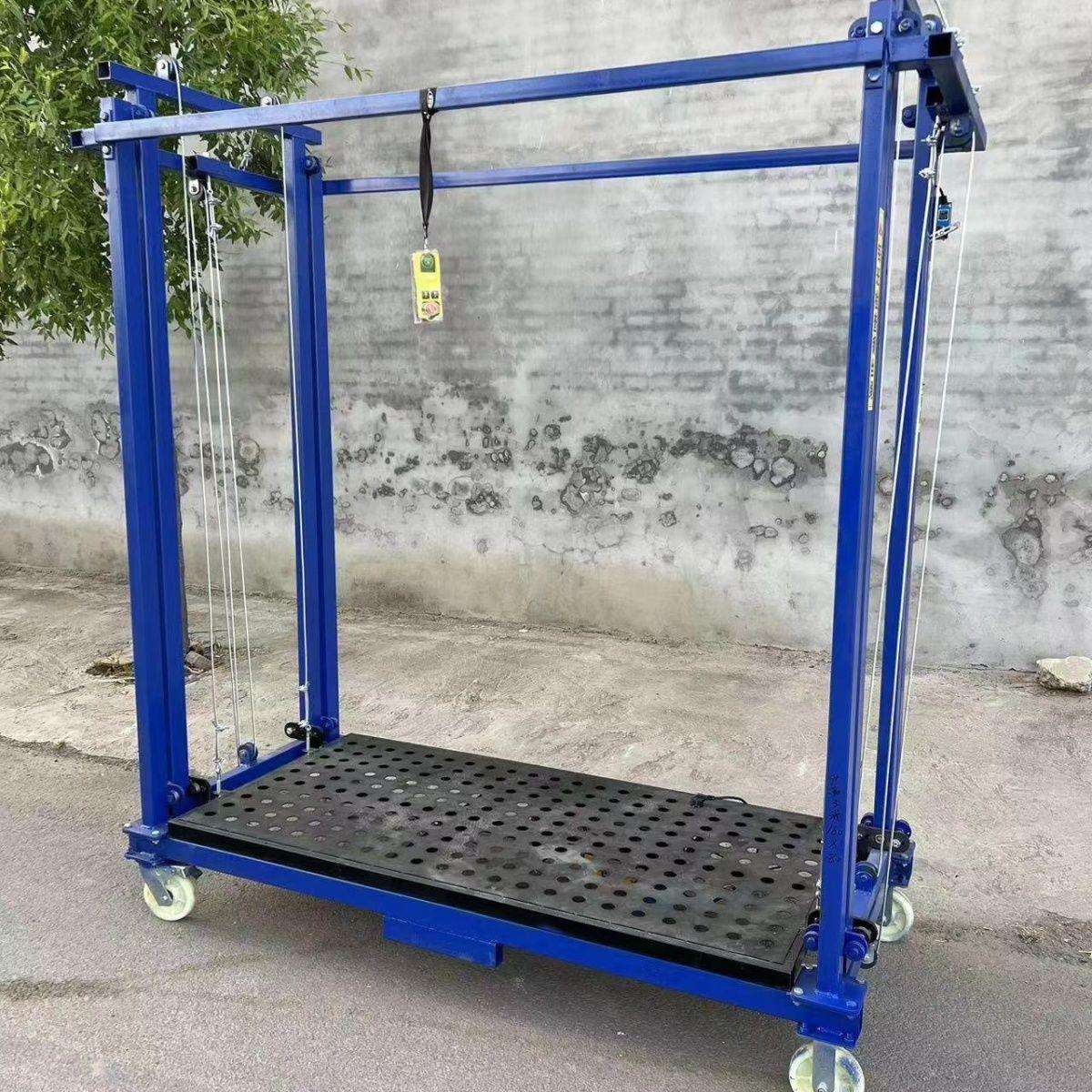 电动升降式脚手架自动折叠可移动升降机遥控电动活动脚手架全自动 - 图3