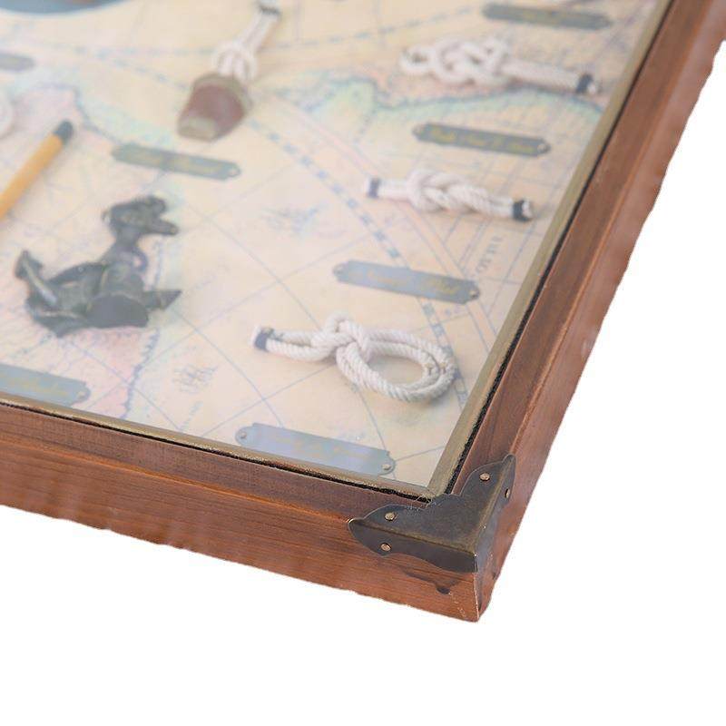 地中海水手绳结相框挂墙海洋挂画框式家居木质装饰品挂墙摆件,淘宝优惠券,粉丝福利购,淘宝优惠卷