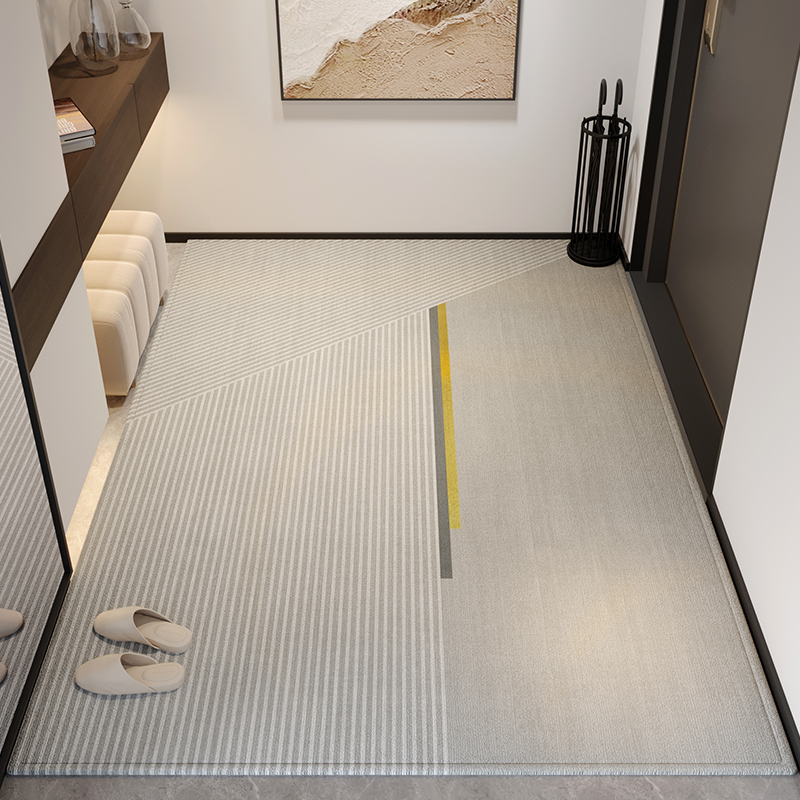 入户门地垫进门地毯202t3新款耐脏免洗门口脚垫客厅大门高级灰色 - 图3
