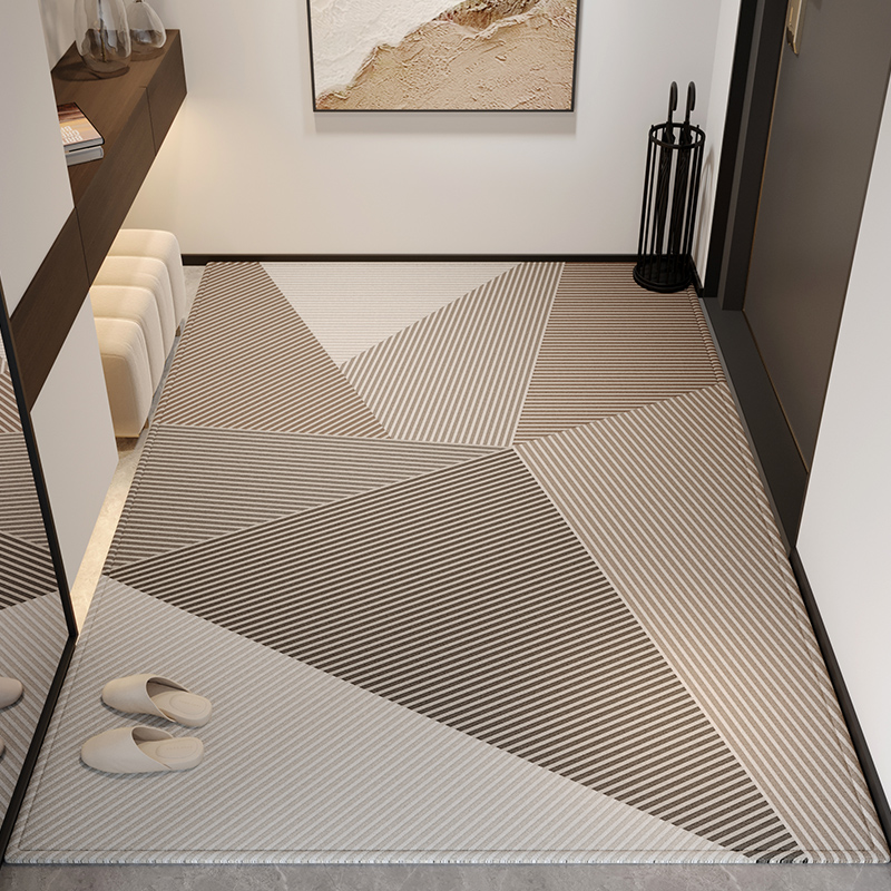 入户门地垫进门地毯202t3新款耐脏免洗门口脚垫客厅大门高级灰色 - 图2