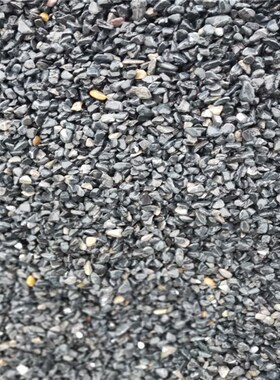 地坪装饰深灰色鹅卵石 铺路面用灰色水洗石水磨地面用浅灰色石子