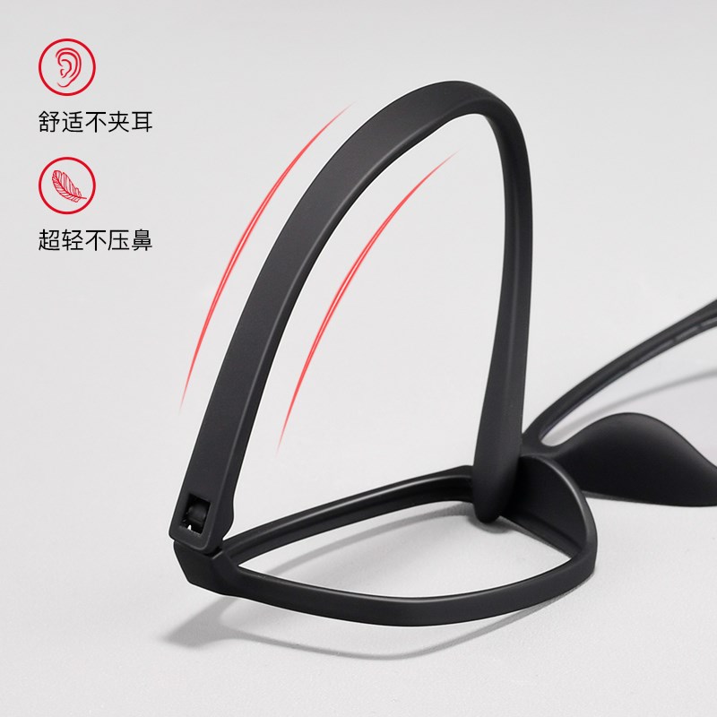 近视眼镜无金属j无螺丝监狱看守所专用全塑料眼镜框眼镜小框镜架 - 图0