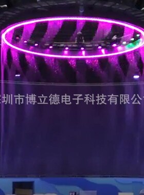 小型户外水景婚礼喷泉水幕设计制作安装