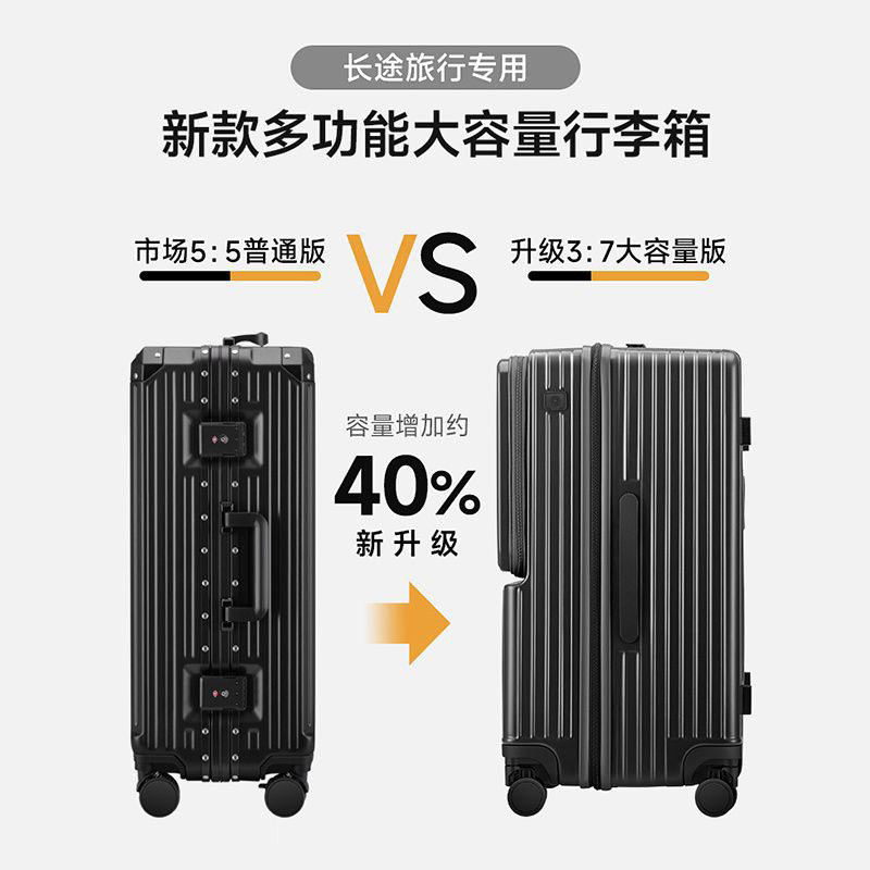 旅大侠前开口大容量行李箱2026新款28寸拉杆箱旅行箱32寸托运箱男,淘宝优惠券,粉丝福利购,淘宝优惠卷