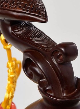 福禄葫芦摆件黑檀k实木雕刻中式装饰祝寿礼品客厅玄关电视柜工艺