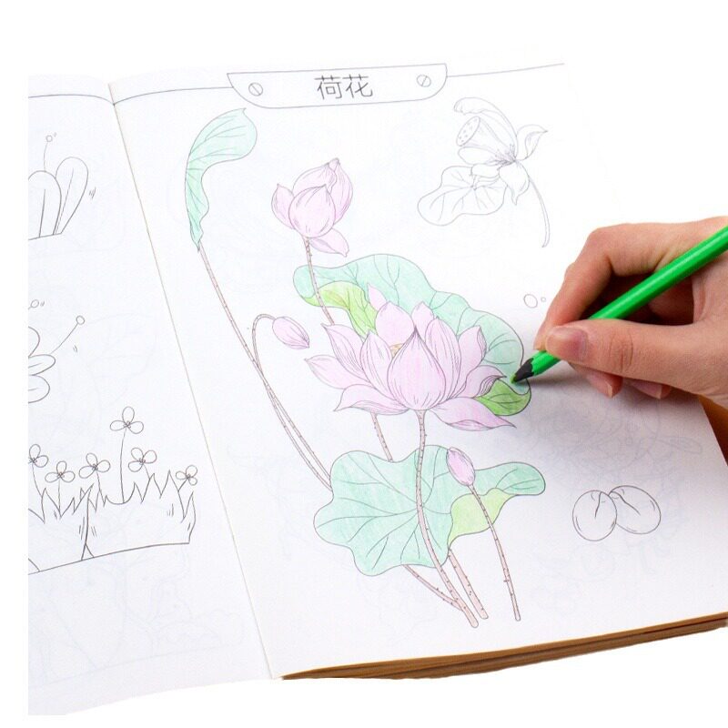 儿童线描临摹练习册手绘描摹本线稿专用入门幼儿园小学生简笔画画自学教程绘画零基础素描临摹画卡通画册