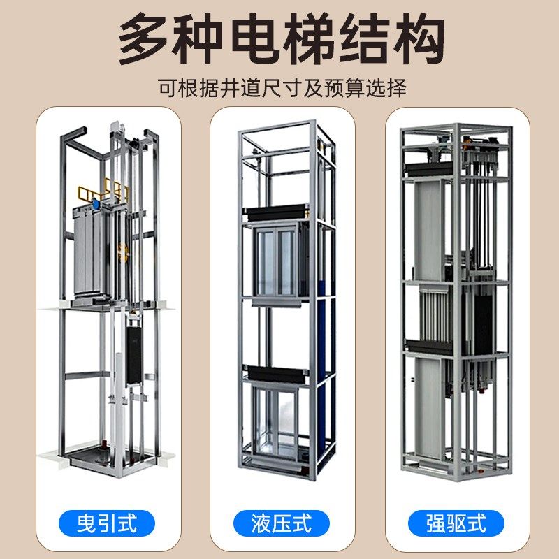 电梯家用别墅小型二层三层室内外四五六七自建房观光老人液压复式,淘宝优惠券,粉丝福利购,淘宝优惠卷