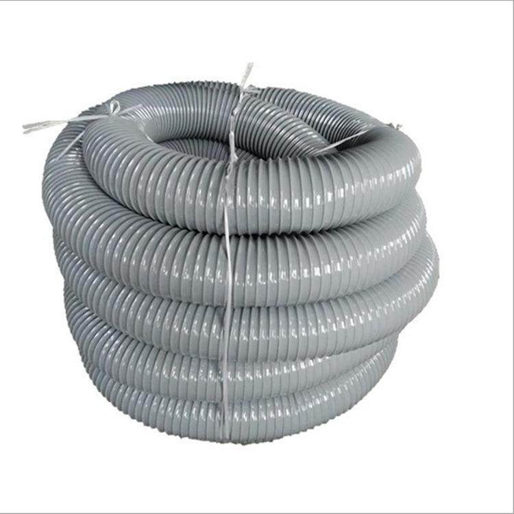 pvc灰色钢丝软管吸尘通风管木工雕刻机机械伸缩波纹塑料软管100mm,淘宝优惠券,粉丝福利购,淘宝优惠卷