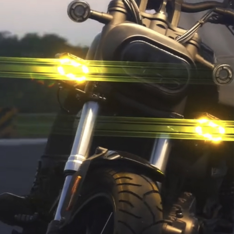 适用雅马哈GT150Fazer摩托车灯透镜超亮led前大灯远近光铺路爆闪