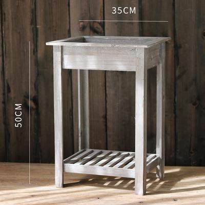 复古木质多功能花架花台装饰组合多层收纳架花园阳台杂货zakka - 图3