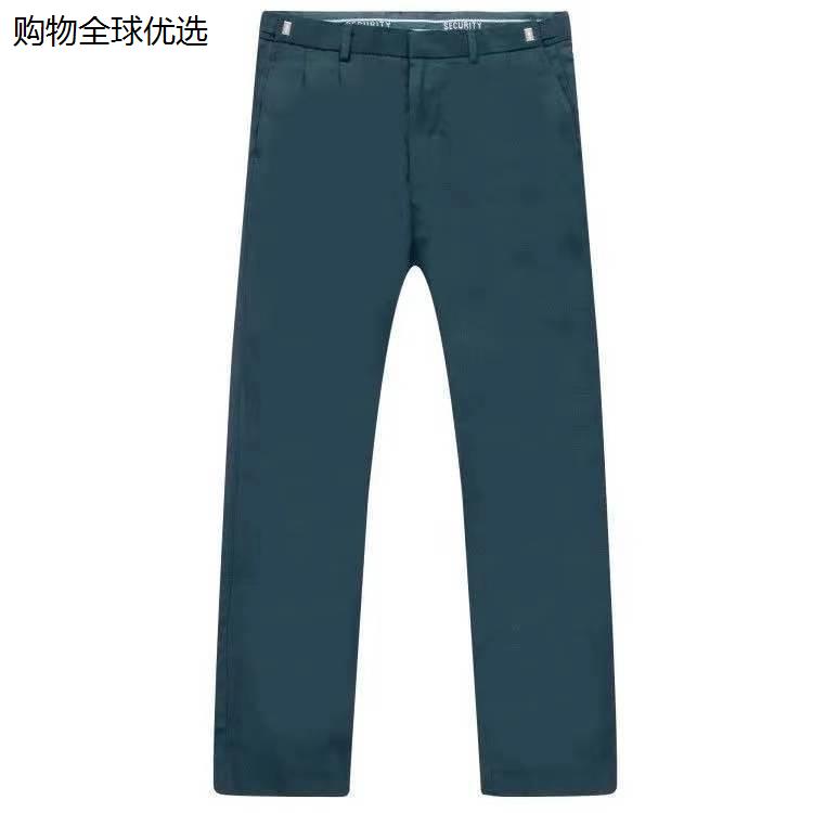 2011式新款保安裤子保安服夏裤墨绿色保安西裤物业门卫保安裤 - 图0