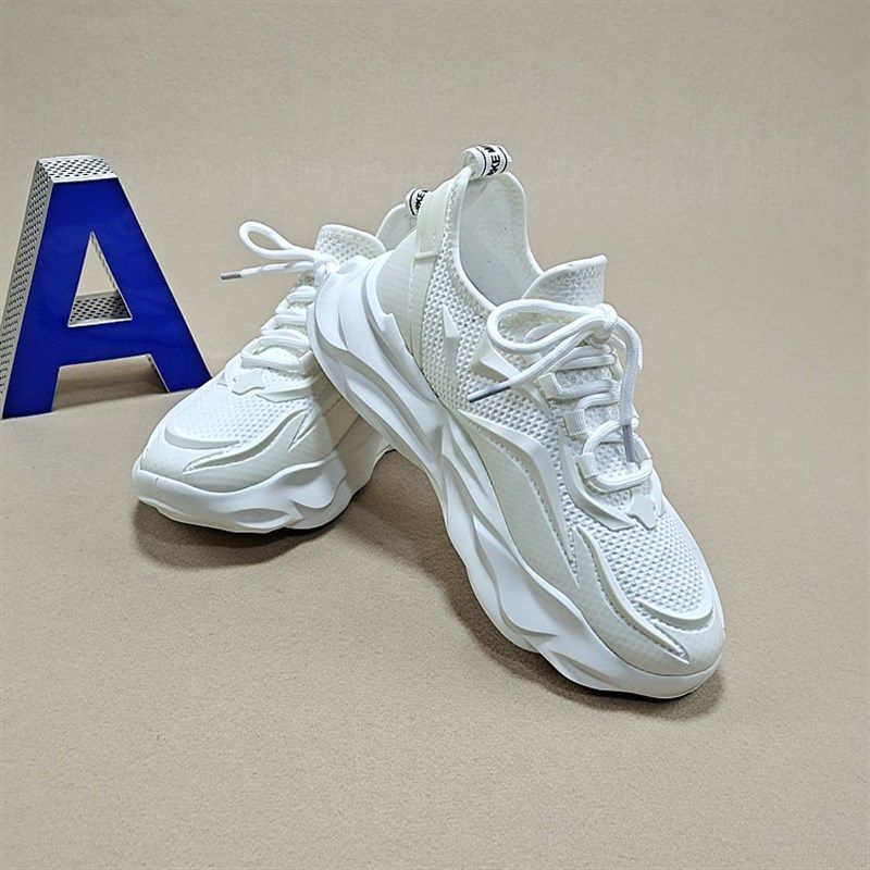 2023夏季新款飞织厚底轻便老爹鞋男韩版潮流套脚透气运动休闲男鞋,淘宝优惠券,粉丝福利购,淘宝优惠卷