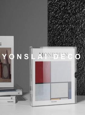 现代简约书房样板间博古架软装家居道具书仿真书摆件假书展示摆设