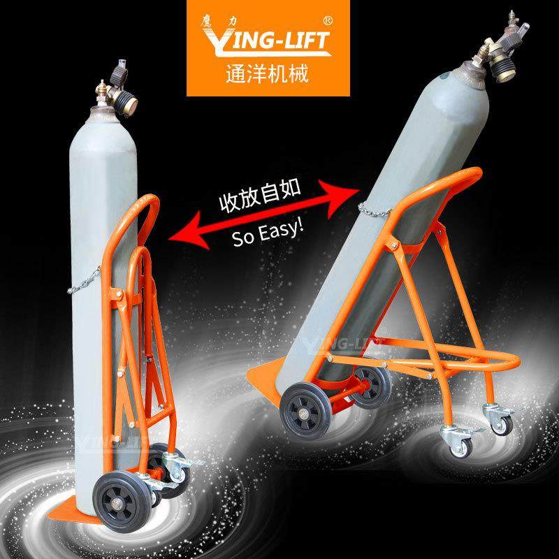 不锈钢气瓶推车TY120氧气瓶搬运车氮气瓶手推车乙炔瓶工业老虎车,淘宝优惠券,粉丝福利购,淘宝优惠卷