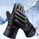 杰盘.加绒pu皮手套券后15.9元包邮