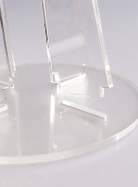 定制亚克力圣诞树创意桌面摆件透明拼插工艺品圣诞节礼盒立牌拼图