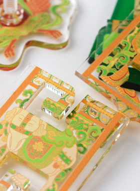 定制亚克力拼图成人3d立体异型玩具拱门灯桌面灯摆件创意拼板灯座