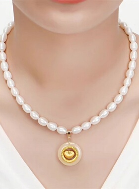 【520礼物】正品淡水珍珠项链礼