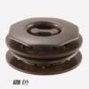 Car double-layer mat anti-slip buckle, car floor mat fixed buckle, knob carpet buckle wire ring removal button