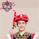 Yi, Zhuang, Dai, Wa, Miao, ethnic minorities plus M thick double-layer men's performance hat and headwear
