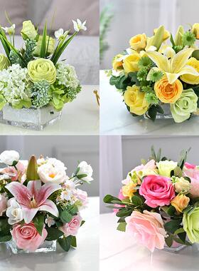 仿真假花民宿酒店摆件客厅茶几餐桌花商务会议沙龙宴会场活动布置