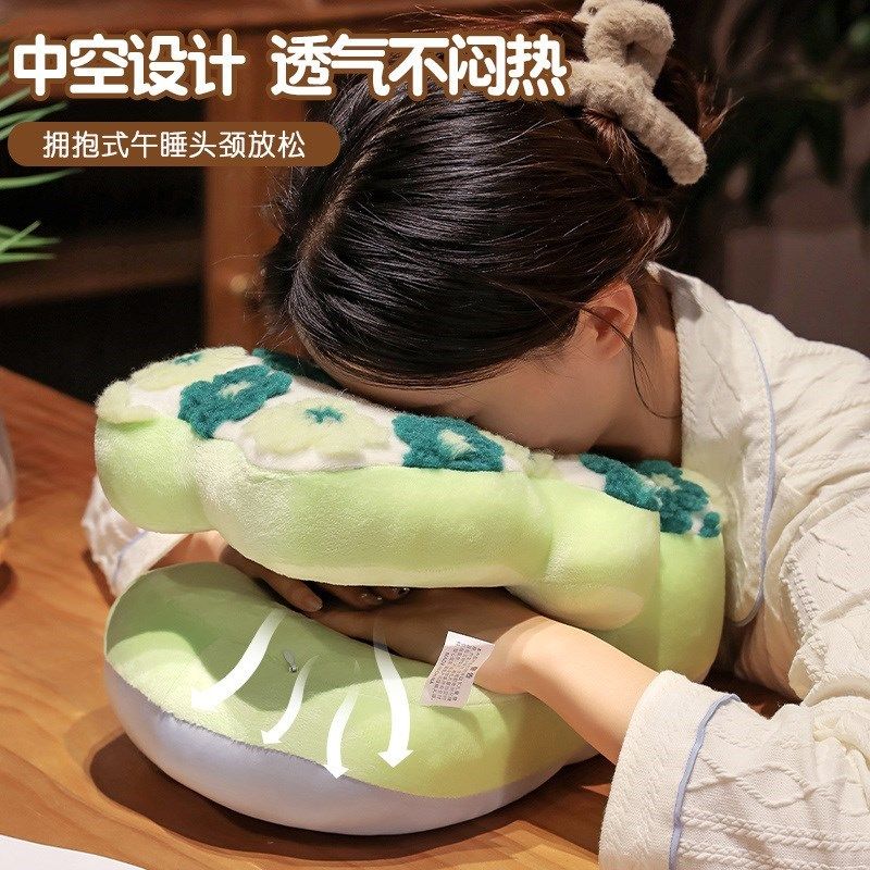 学生抱枕午睡枕儿童课桌午休神器冰D丝枕女生办公室趴着睡觉小枕,淘宝优惠券,粉丝福利购,淘宝优惠卷