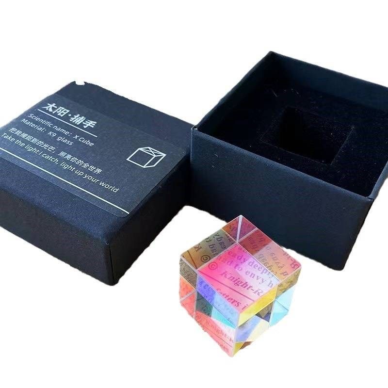 太阳捕手晶体光之立n方体棱光镜阳光扑手卧室七彩水晶摆件创意礼,淘宝优惠券,粉丝福利购,淘宝优惠卷