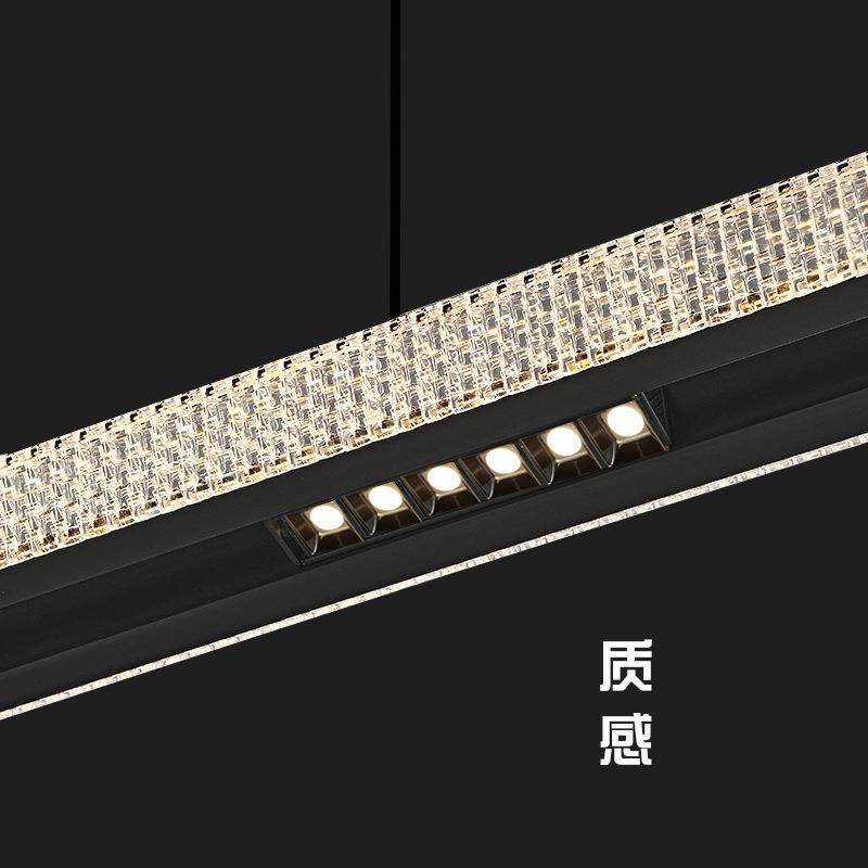 意式极简餐厅吊灯现代简约北欧高端全铜吧台黑色长条设计感一字灯,淘宝优惠券,粉丝福利购,淘宝优惠卷