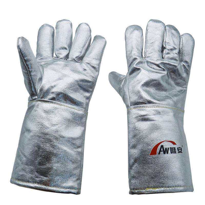 唯安铝箔耐高温手套耐500/1000度双层烤箱防火烫阻燃加厚工业隔热,淘宝优惠券,粉丝福利购,淘宝优惠卷