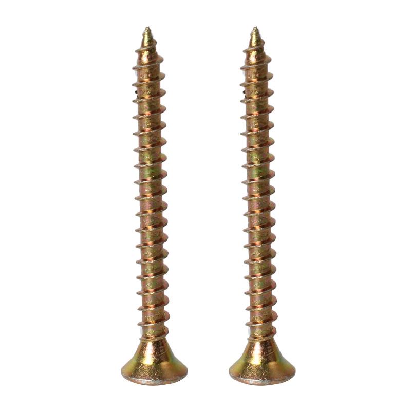 纤维板钉石膏板钉彩锌沉头自攻螺丝加硬木牙螺丝干壁钉高强度紧固 - 图3