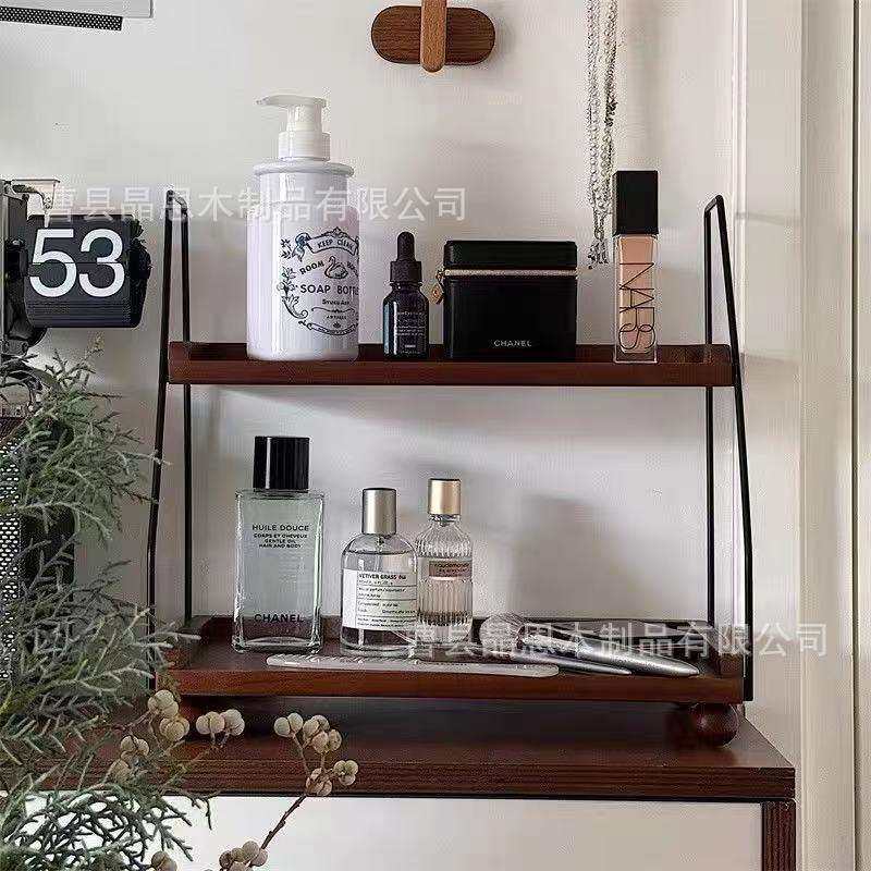 跨境复古铁艺置物架多用途双层杯架厨房台面调料罐收纳展示支架,淘宝优惠券,粉丝福利购,淘宝优惠卷