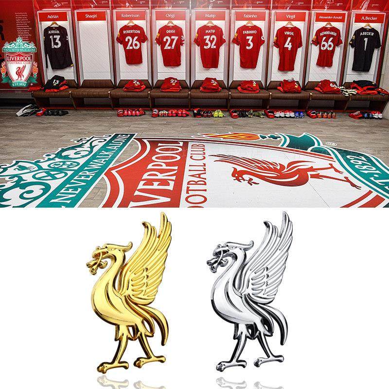 红军利物浦队徽利弗鸟金属车贴凤凰3D个性车标汽车反光装饰贴纸,淘宝优惠券,粉丝福利购,淘宝优惠卷