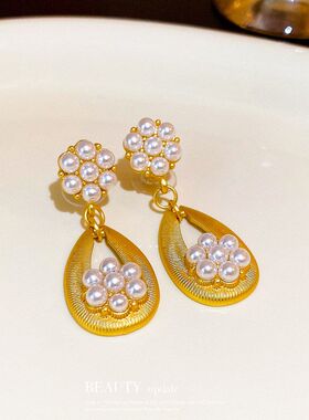 项饰女复古花朵轻奢项链个性气质