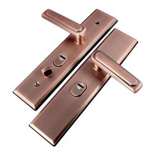 步阳王力门通用型防盗门把高档门把手豪华双拉簧快装锁具拉手外壳